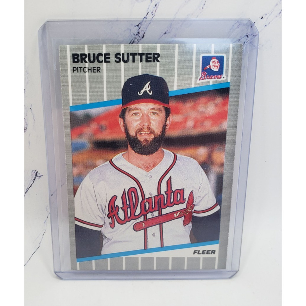1989 Fleer Baseball Bruce Sutter Braves HOF 603